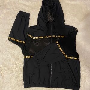 Victoria Secret Pink mesh windbreaker